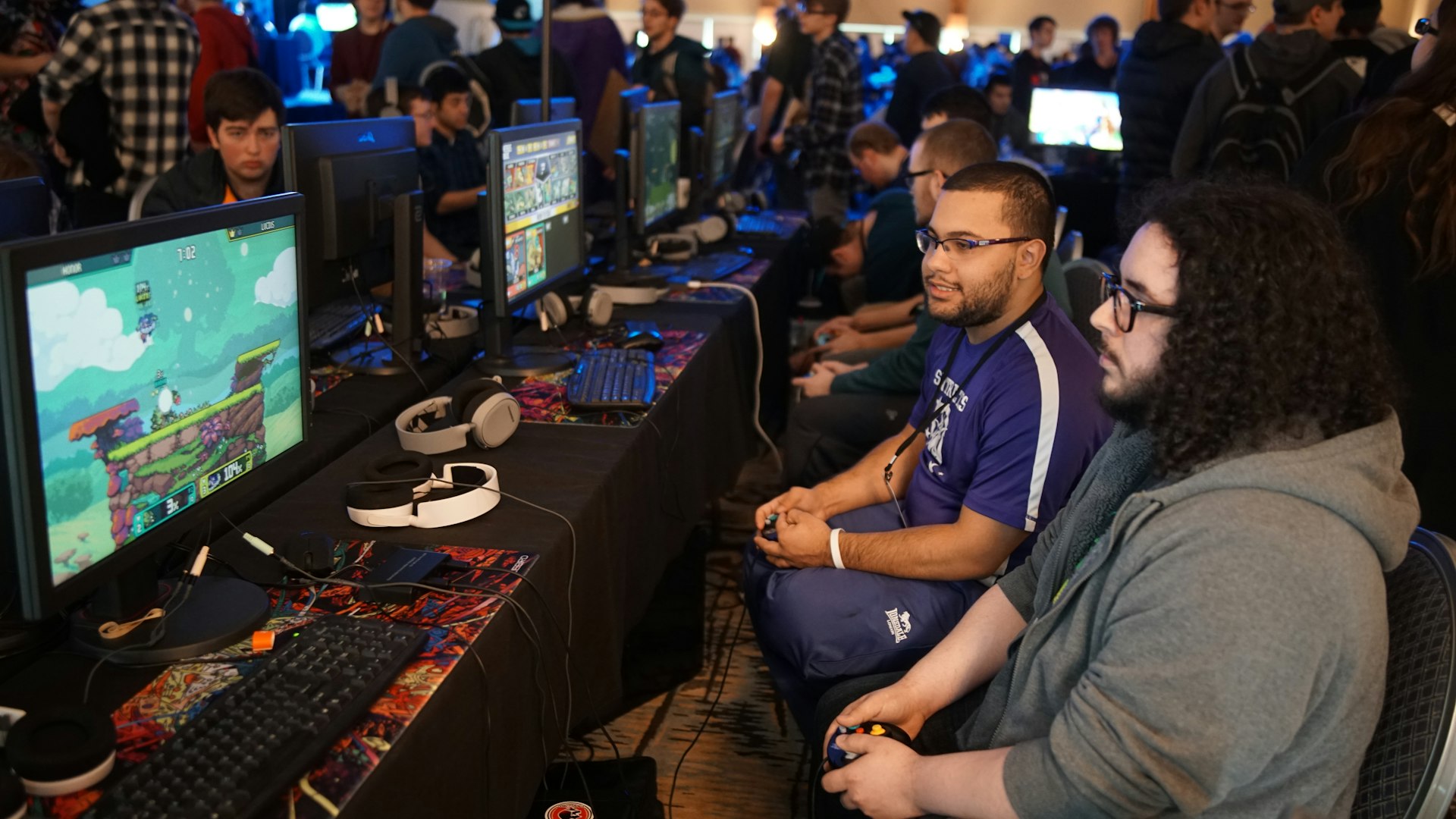 EpicSpinFrontier gaming arena floor